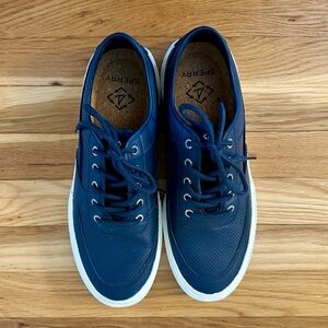 Sperry Men's 10.5 Navy Leather Boat Shoes